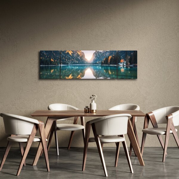 Obraz - Górskie jezioro (170x50 cm)