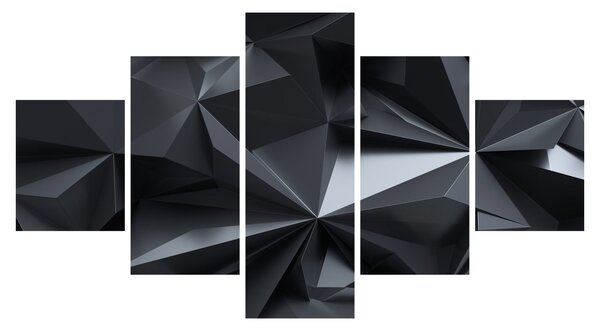 Obraz - Abstrakcja geometryczna (125x70 cm)