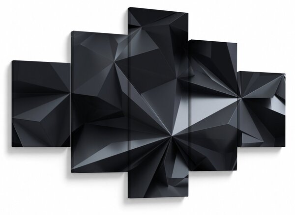 Obraz - Abstrakcja geometryczna (125x70 cm)