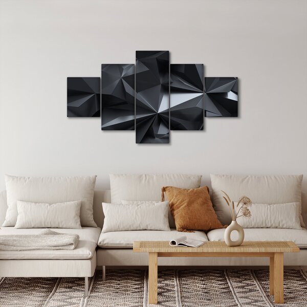 Obraz - Abstrakcja geometryczna (125x70 cm)