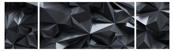 Obraz - Abstrakcja geometryczna (170x50 cm)