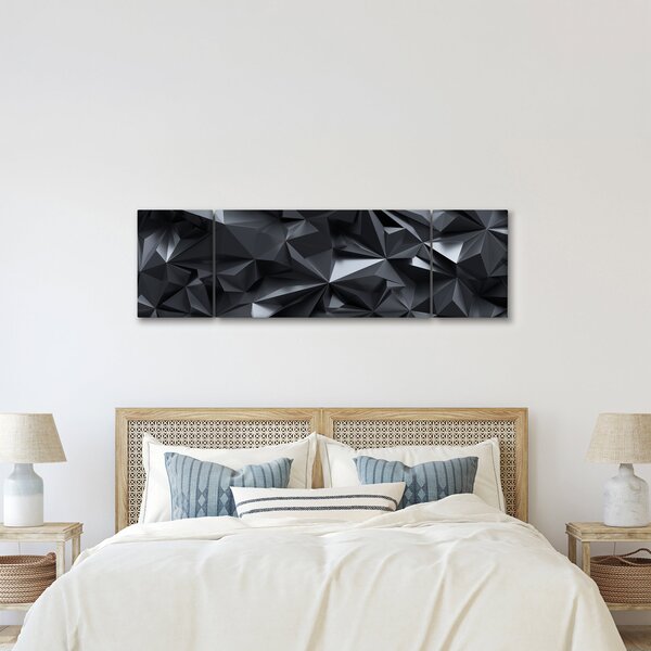 Obraz - Abstrakcja geometryczna (170x50 cm)