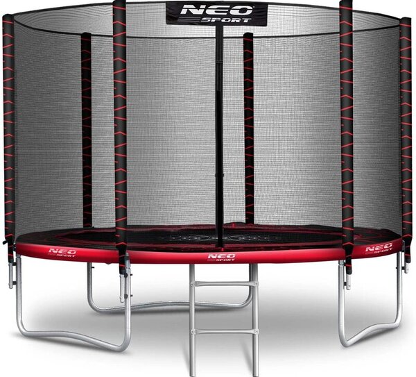 Trampolina NEO-SPORT NS-06Z241 FI 183 cm Czarno-czerwony