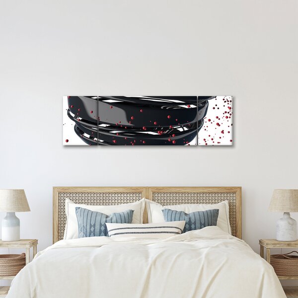 Obraz - Abstrakcja kuli ziemskiej (170x50 cm)