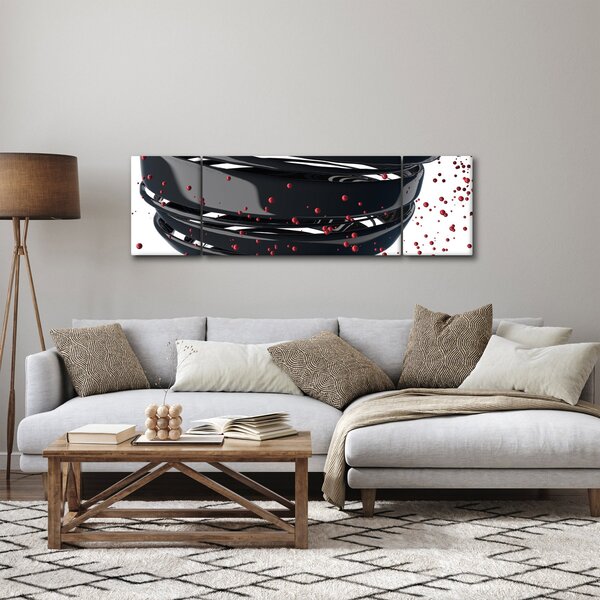 Obraz - Abstrakcja kuli ziemskiej (170x50 cm)