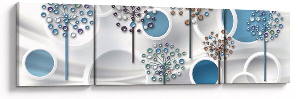 Obraz abstrakcji artystycznej (170x50 cm)