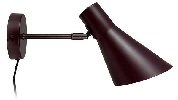 Lampa Ścienna Dyberg Larsen, DL12, brąz rdzawy, salon, metal, skandynawski