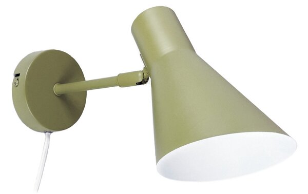 Lampa Ścienna Dyberg Larsen, DL12, zielony, salon, metal, skandynawski