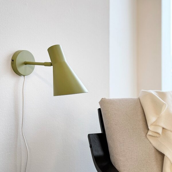 Lampa Ścienna Dyberg Larsen, DL12, zielony, salon, metal, skandynawski