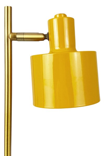 Lampa Stołowa Dyberg Larsen, Ocean Mini, ściemnialny, żółty, salon, metal, skandynawski