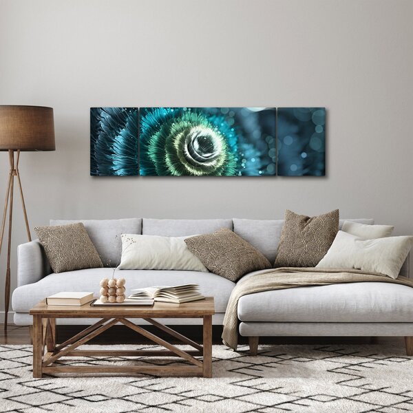 Obraz - Kwiat w szczegółach (170x50 cm)