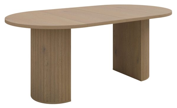 MebleMWM Stół rozkładany OVALIO | 100/188 cm | Dąb cremona