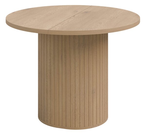 MebleMWM Stół rozkładany OVALIO | 100/188 cm | Dąb cremona