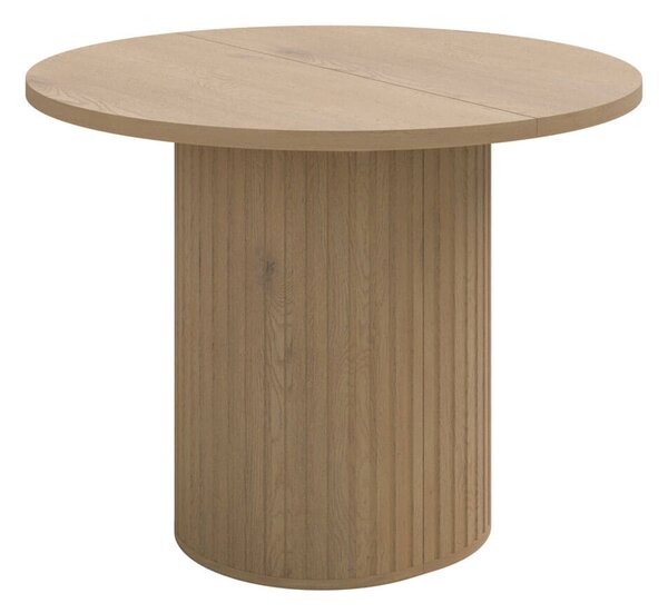 MebleMWM Stół rozkładany OVALIO | 100/188 cm | Dąb cremona