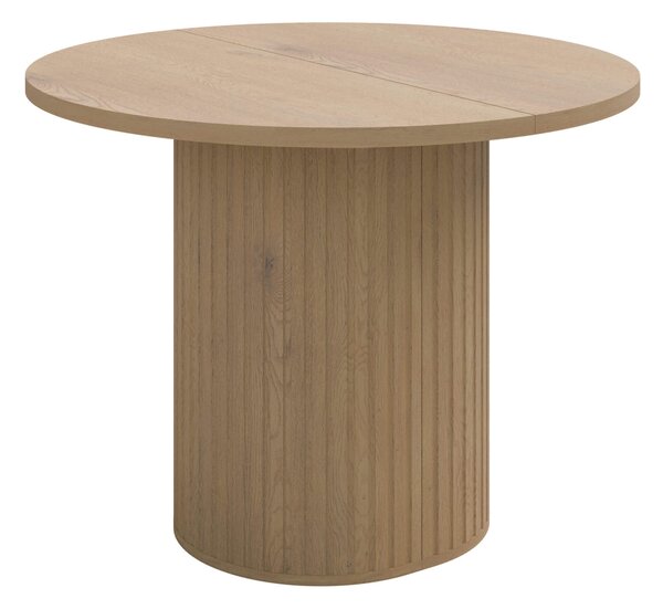 MebleMWM Stół rozkładany OVALIO | 100/188 cm | Dąb cremona