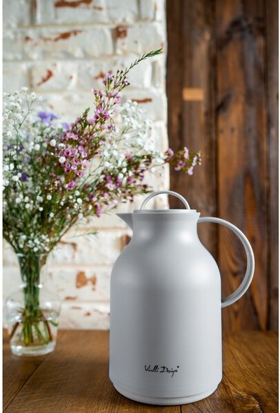 Szary termos Vialli Design, 1 l