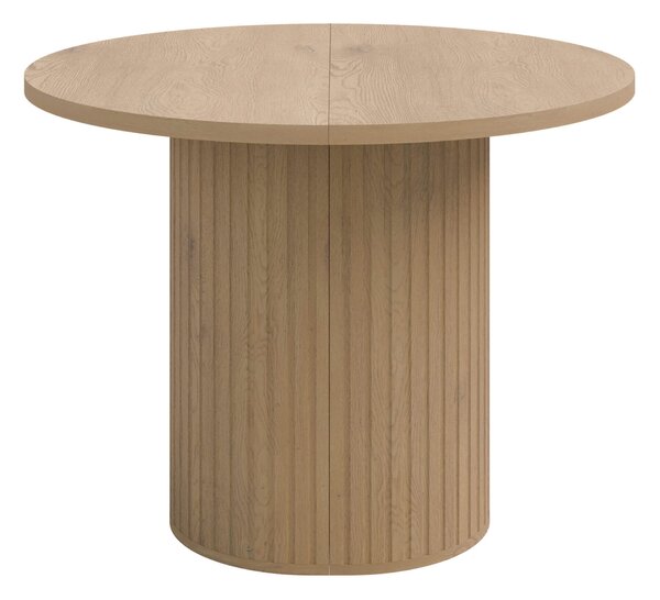 MebleMWM Stół rozkładany OVALIO | 100/188 cm | Dąb cremona