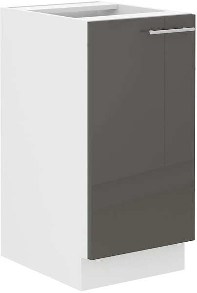 Szafka kuchenna dolna LARA 40 D 1F BB Grafit/Biały