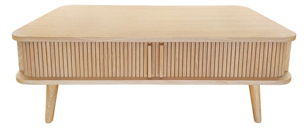 Stolik w dekorze dębu 58x107.5 cm Rove – Woodman