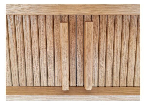 Stolik w dekorze dębu 58x107.5 cm Rove – Woodman