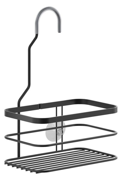 Czarna wisząca półka łazienkowa Origin - Metaltex