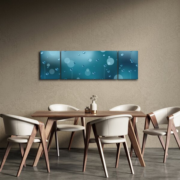 Obraz kropelek (170x50 cm)