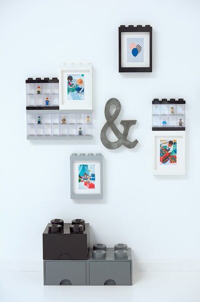 Szara ramka na zdjęcie LEGO®, 19,3x26,8 cm