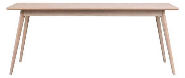 Rozkładany stół z blatem w dekorze dębu 190x90 cm Yumi – Rowico
