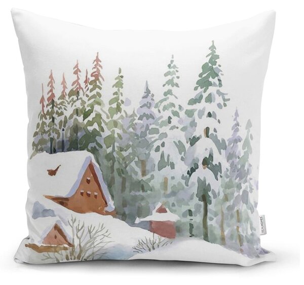Tekstylna poszewka na poduszkę ze świątecznym motywem 43x43 cm – Mila Home