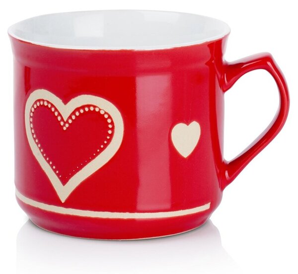 Kubek ceramiczny serce 650 ml