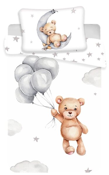 Bawełniana pościel dziecięca do łóżeczka 100x135 cm Teddy Bear – Jerry Fabrics