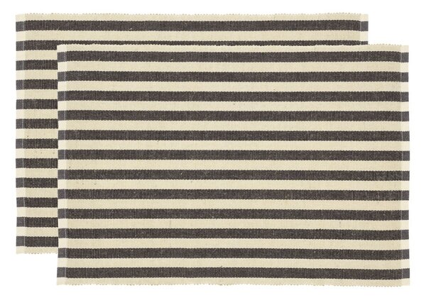 Tekstylne maty stołowe zestaw 2 szt. 33x48 cm Statement Stripe – Södahl