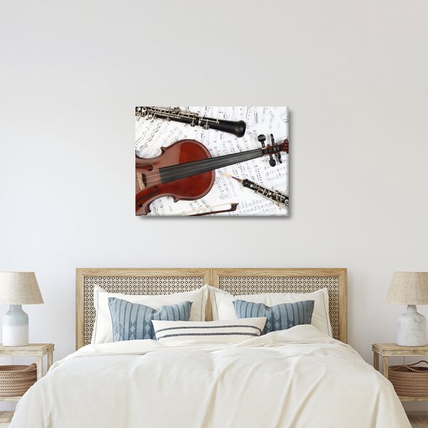 Obraz - Instrumenty muzyczne (70x50 cm)