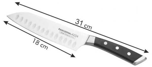 Japoński nóż Azza Santoku – Tescoma