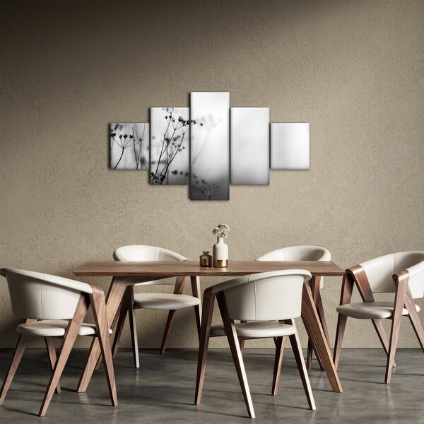 Obraz - Detal kwiatów polnych (125x70 cm)