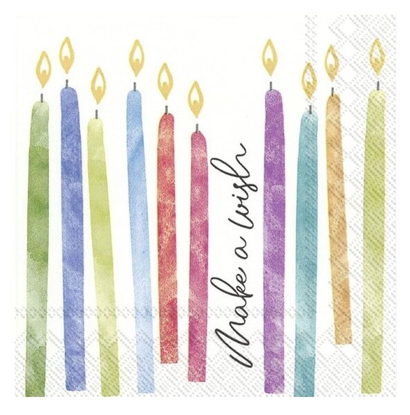 Papierowe serwetki zestaw 20 szt. Birthday Wish – IHR