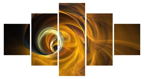 Obraz - Abstrakcja w ruchu (125x70 cm)