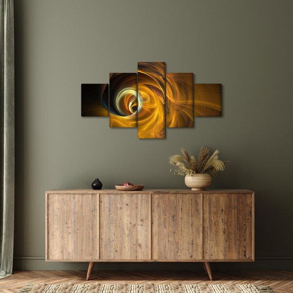 Obraz - Abstrakcja w ruchu (125x70 cm)