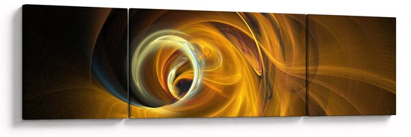 Obraz - Abstrakcja w ruchu (170x50 cm)