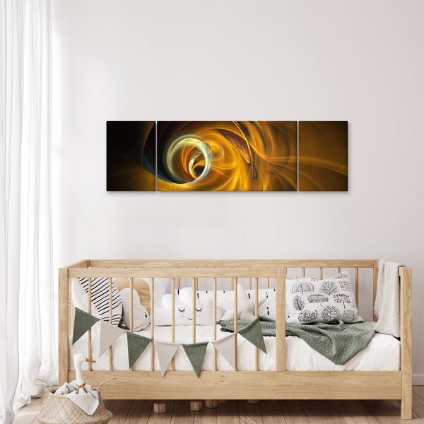Obraz - Abstrakcja w ruchu (170x50 cm)
