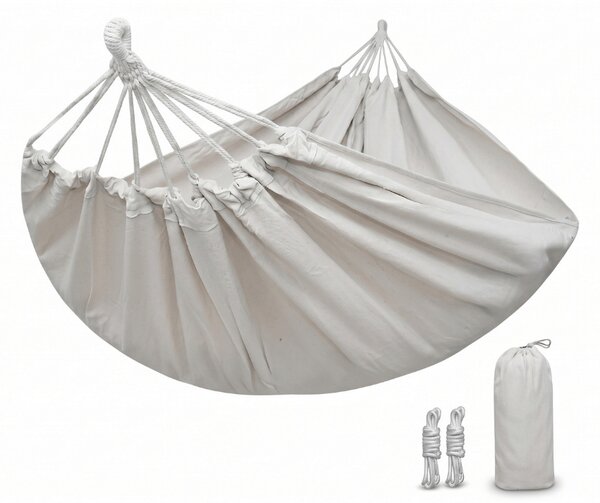 Hamak ZENVIO 200x80 cm, biały + torba gratis