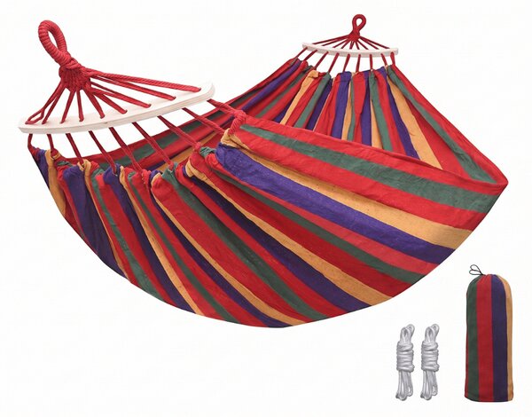 Hamak ZENVIO COMFORT 200x80 cm, czerwony + torba gratis