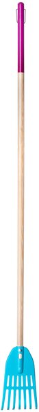 Grabie plastikowe damskie 150 x 14 cm, niebieskie