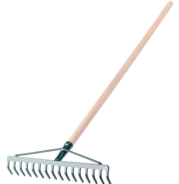 Grabie do liści metalowe Jorn 137cm, zielone