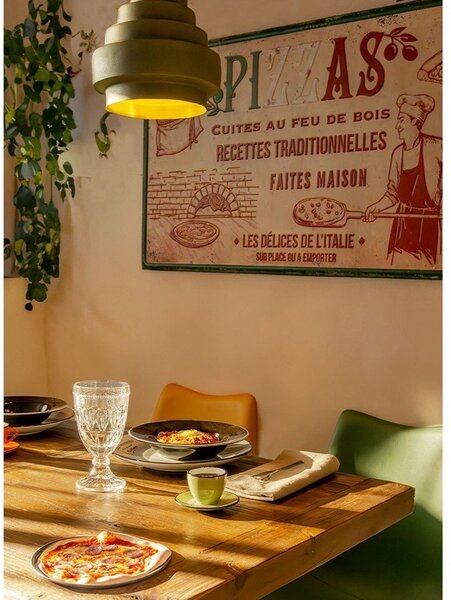 Zielona lampa wisząca ø 25 cm – Antic Line