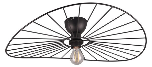 Lampa sufitowa w kolorze matowej czerni ø 60 cm Chapeau – Reality