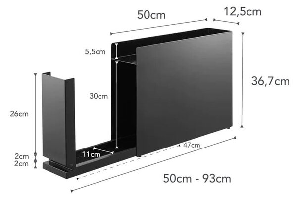 Metalowy organizer kuchenny Tower – YAMAZAKI
