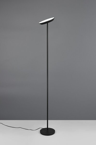 Czarna lampa stojąca LED (wysokość 178 cm) Specter – Reality