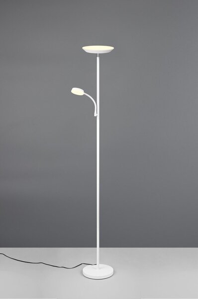 Biała lampa stojąca LED (wysokość 178 cm) Specter – Reality