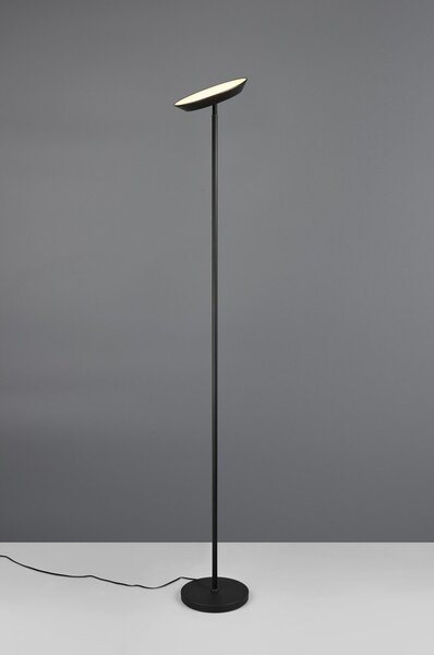 Czarna lampa stojąca LED (wysokość 178 cm) Specter – Reality
